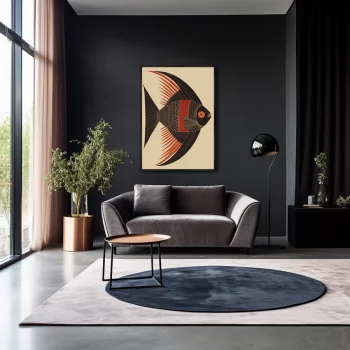 Постер на холсте Angel Fish 75X105 CM