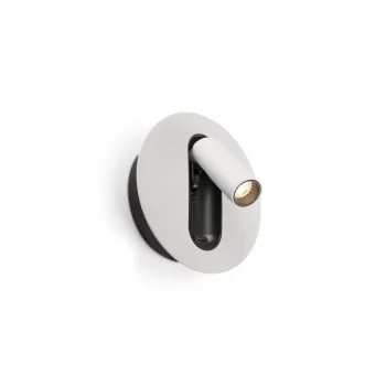 Настенный светильник с ридером USB TIMIT белый LED 2700K 14.5X5.3X14.5 CM
