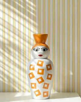 Фарфоровая ваза Canopie Amina 17X17X42 CM