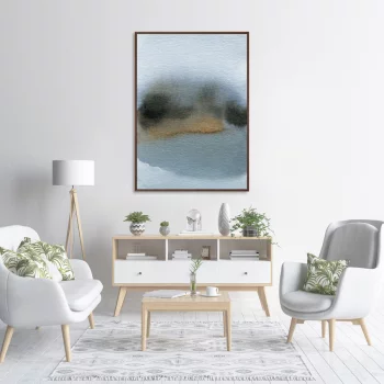 Постер на холсте Lakeside late evening 75X105 CM