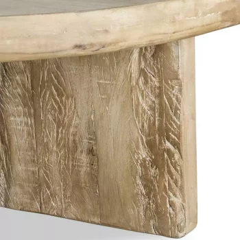 Кофейный столик в стиле ваби-саби Tabita 100X100X45 CM