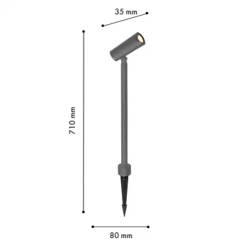 Грунтовый светильник Micron
