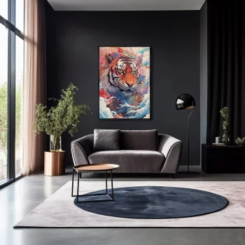 Постер на холсте Soaring Tigers 75X105 CM
