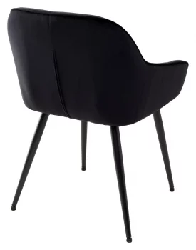 Стул BREEZE BLUVEL-19 BLACK 56X62X80 CM