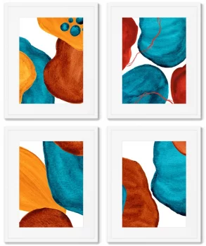 Тетраптих Forms and colors 42X52 / 42X52 / 42X52 / 42X52 CM