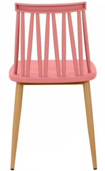 Стул Zig Zag 48X45X81 CM розового цвета