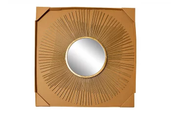 Декоративное зеркало золотое 70X70.5X1 CM