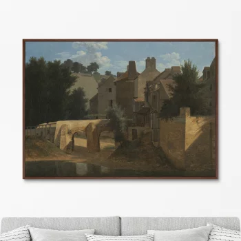 Постер View in the Ile-de-France 105X75 CM