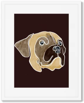 Диптих Happy dogs No2 42X52 / 42X52 CM