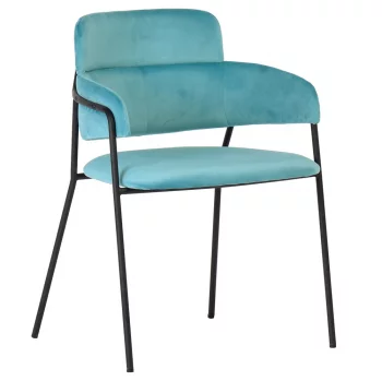 Стул Napoli 60X52X80 CM светло-бирюзовый 