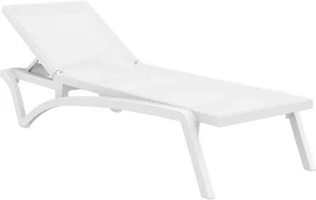 Шезлонг-лежак Pacific 193X68X35 CM белый