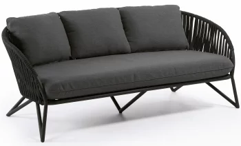 Диван Branzie 180X90X77 CM чёрного цвета