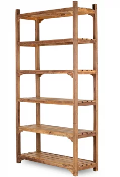 Антикварный деревянный стеллаж Vintage 122X46X230 CM