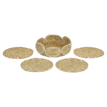 Набор подставок под чашки в коробе Nature 12X4 CM
