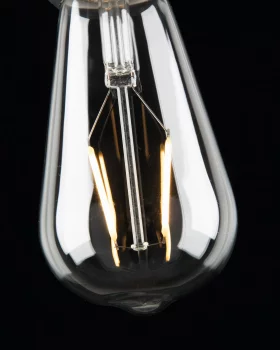 Светодиодная лампа E27 4W с теплым светом 6.5X6.5X14 CM