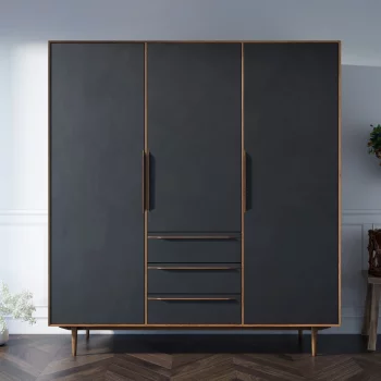 Шкаф в скандинавском стиле Bruni 179X55X195 CM