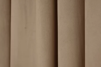 Портьера Silkу 6 бежевая димаут 260X275 CM