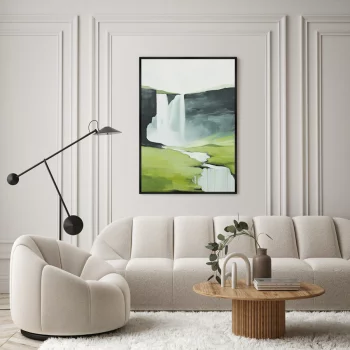 Постер на холсте Landscape Collection Milky Rivers 75X105 CM