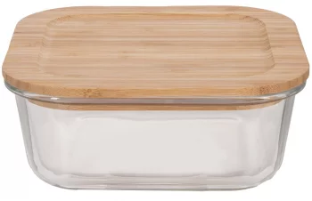 Контейнер для хранения с крышкой из бамбука 520 ml