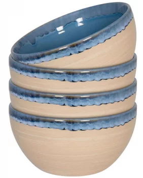Набор из четырёх малых чаш Blue sand Ø13 CM