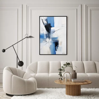 Постер на холсте Geometry of winter colors 75X105 CM