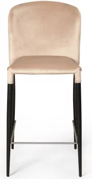 Стул полубарный Albert 44X55X99 CM бежевый