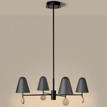 Люстра Stor 5L отделка травертин 80X80X230 CM