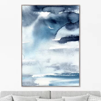 Постер Thunderbird flights over the ocean 105X145 CM