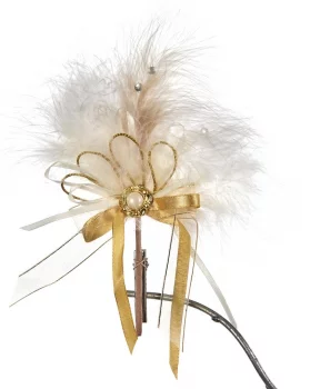 Ёлочный декор на клипсе Feath Burst 25 CM