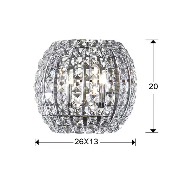 Бра Diamond 2L 26X20X13 CM