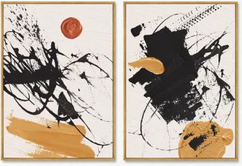 Диптих на холсте Corrida on a Sunny day 75X105 / 75X105 CM