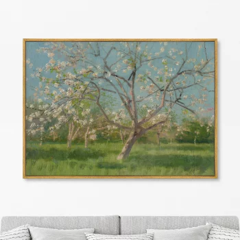 Постер Study of Blooming Trees in an Orchard 105X75 CM