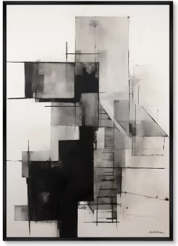 Набор из двух постеров на холсте In bianco e nero 75X105 / 75X105 CM
