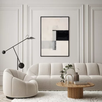 Постер на холсте Formalization of color 75X105 CM
