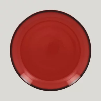 Тарелка круглая RAK Porcelain LEA Red 27 см (красный цвет)