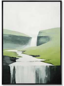 Постер на холсте Landscape Collection Milky Rivers 75X105 CM