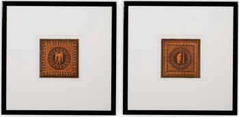 Набор постеров Antique Vases by William Hamilton 59X59 / 59X59 CM