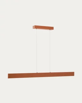Потолочный светильник Boadella из алюминия с отделкой под терракоту 101X5.5X129 CM