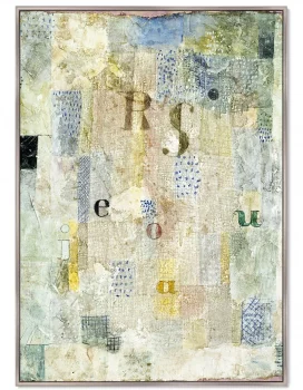 Постер Vocal Fabric of the Singer Rosa Silber 75X105 CM