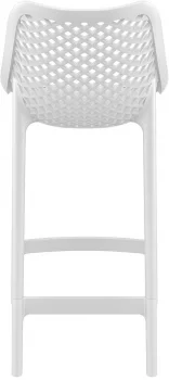 Стул пластиковый полубарный Air 44X51X95 CM белый