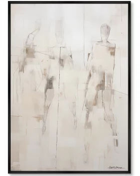 Набор из двух постеров на холсте Hockey players 75X105 / 75X105 CM