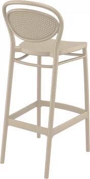 Пластиковый барный стул Marcel Bar 45X52X106 CM бежевый