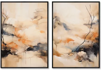 Набор из двух постеров на холсте Spring 75X105 / 75X105 CM