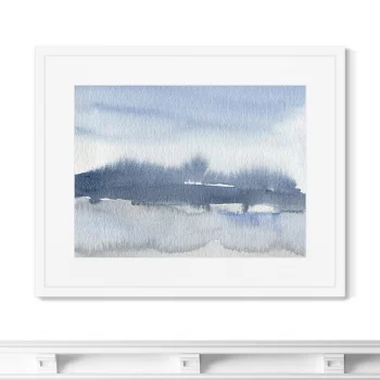 Постер в раме Forest in February 52X42 CM