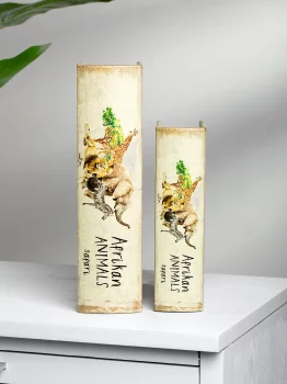 Набор из двух шкатулок в виде книг Animals 19X7X27 / 14X5X20 CM