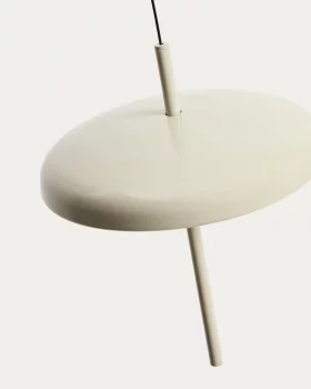 Переносной потолочный светильник Porte из алюминия светло-серого цвета Ø16 CM