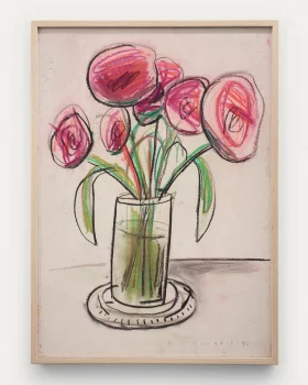 Картина с цветами 57X87X1 CM