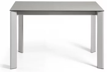 Раскладной стол Atta 120-180X80X76 CM серый на сером каркасе