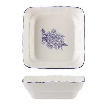 Салатник 1800 мл 25*25 см h6 см квадратный Sea Flower P.L. Proff Cuisine [6]
