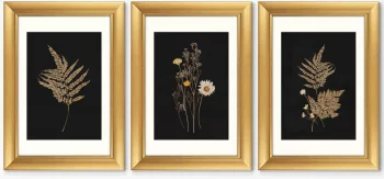Триптих Flower herbarium No1 51X71 / 51X71 / 51X71 CM